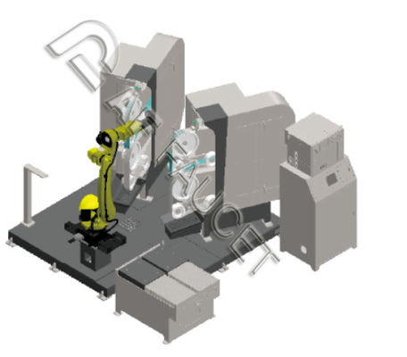 RTAF-AG0204M- Robotslijpmachine voor middelgrote sanitaire artikelen