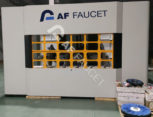 RTAF-AP04AZ-Zink-Alloy Sanitairware Poetsmachine, 4-spindels mop wielen poetsmachine, CNC poetsmachine