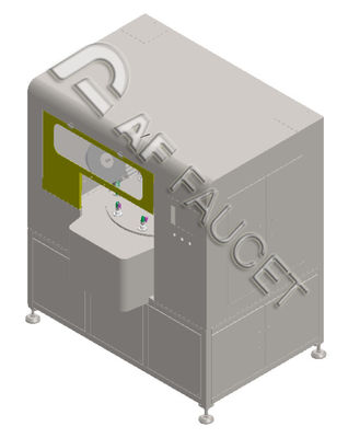 RTAF-RB0408-4-Spindels 8 stations borstelmachine voor kleine onderdelen