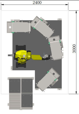 RTAF-FG04-Wall Mixer Flat Grinding Machine Kraan Grinding Machine, Messing Taps Robot CNC Grinding Machine