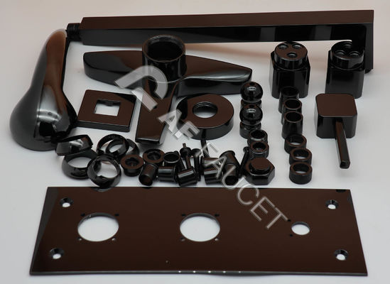 RTAS1612-PVD Matte Black,PVD Jet Black Coating Machine, Messing kranen Zwarte coatings, roestvrij staal kraan, ABS douche