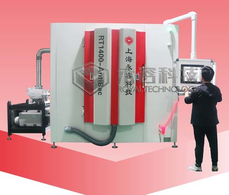 RT1400-PVD-antibacteriële coating machine op kraan, antibacteriële coatings door PVD-afzetting, antibacteriële